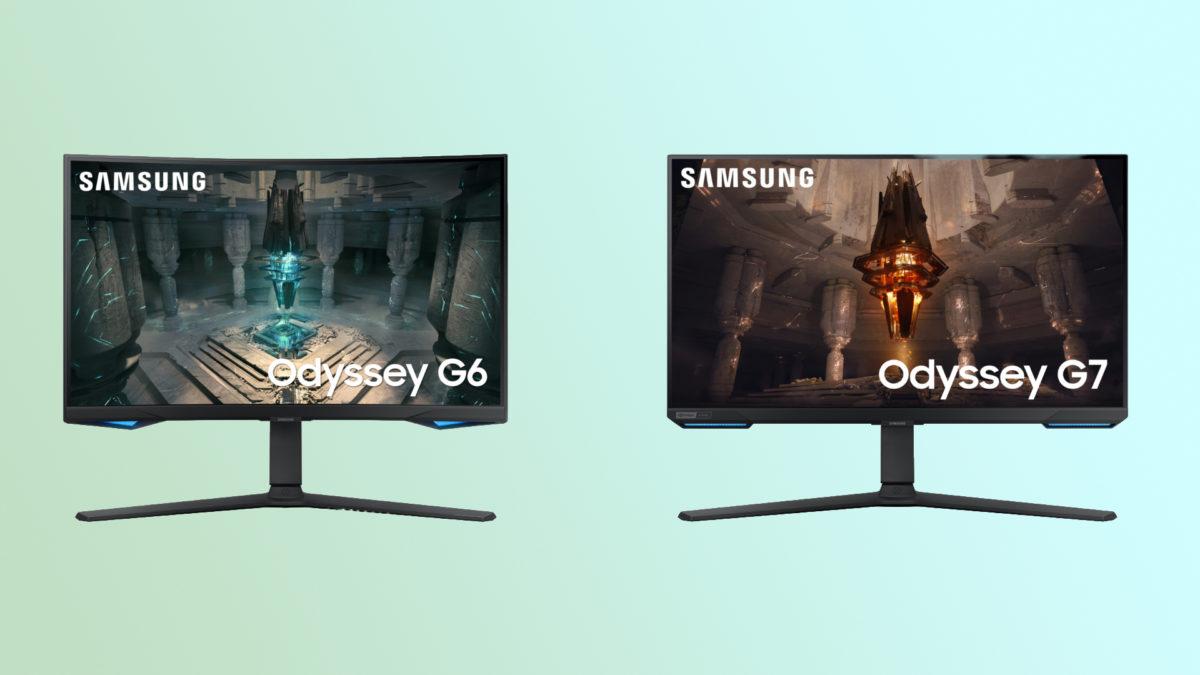 Monitor da gioco Samsung Odyssey G6 G7 con Tizen OS