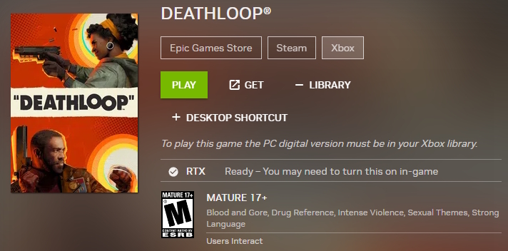 Il pulsante XBOX - Come giocare titoli Microsoft su GeForce NOW