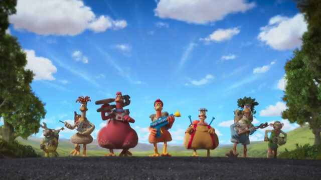 Galline in fuga Arriva in Park Beyond