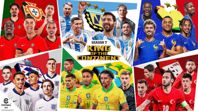 eFootball si prepara all’estate con la stagione 7: King of the Continent