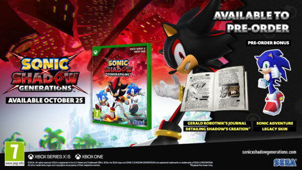 Nuovo Trailer di SONIC X SHADOW GENERATIONS Svela i Poteri di Doom di Shadow