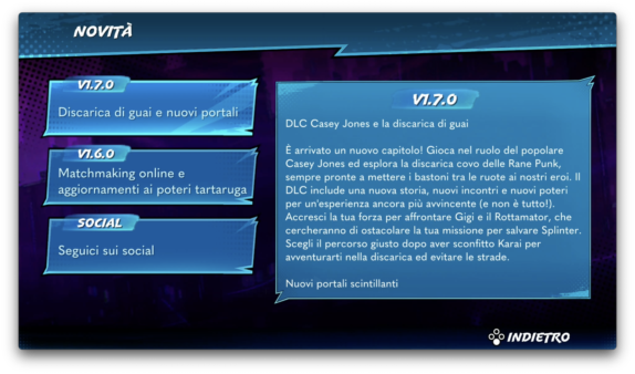 Le novità della versione 1.7.0