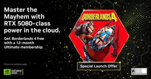 Borderlands 4 Gratis con GeForce NOW Ultimate: Scopri l’Offerta RTX 5080