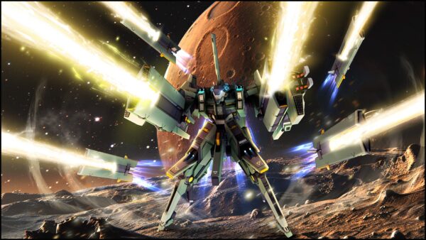Immagine promozionale di ACE Strategy: Mecha Nova con mech in battaglia su griglia tattica