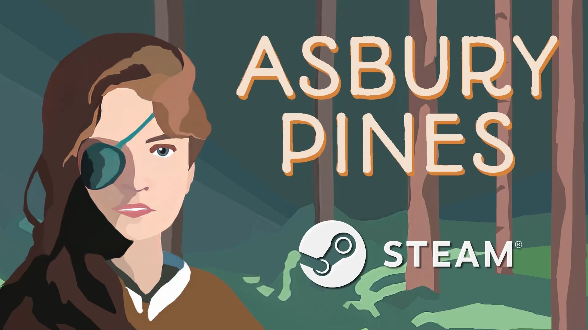 Interfaccia di gioco di Asbury Pines con elementi narrativi e gestionali