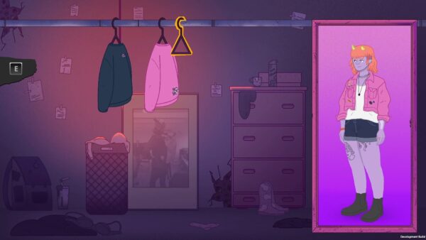 Gordy e la sua band nel videogioco Dead Pets: A Punk Rock Slice of Life Sim