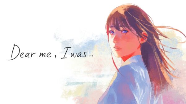 Artwork ufficiale del gioco Dear me, I was... con stile acquerello di Taisuke Kanasaki.