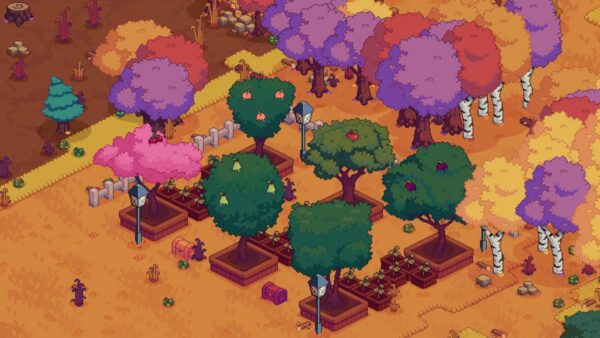Screenshot di gameplay di Everhome che mostra una casa accogliente tra le nuvole con personaggi in stile Ghibli.