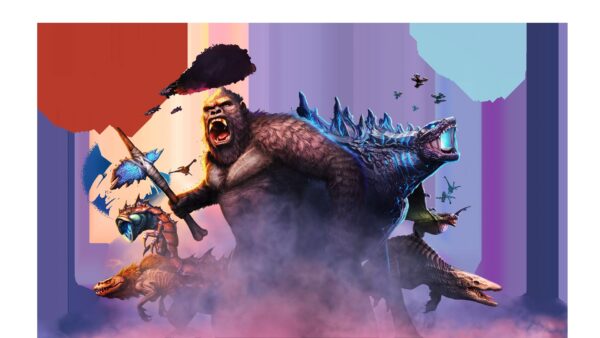 Immagine promozionale dell'evento The Restless Ocean in Godzilla x Kong: Titan Chasers, con Titan X in primo piano.