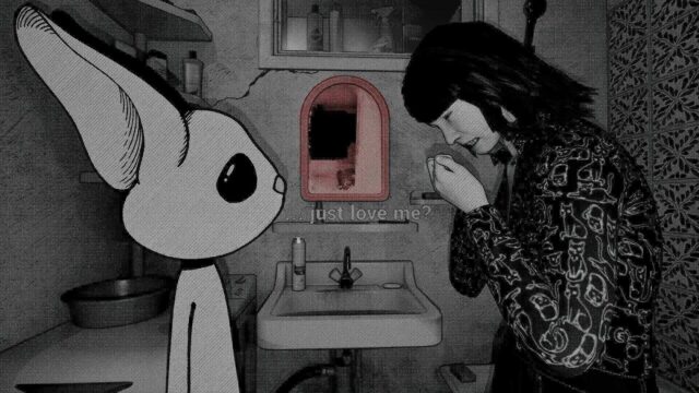 Un'illustrazione cupa tratta da Good Children Say Grace che mostra lo stile manga horror