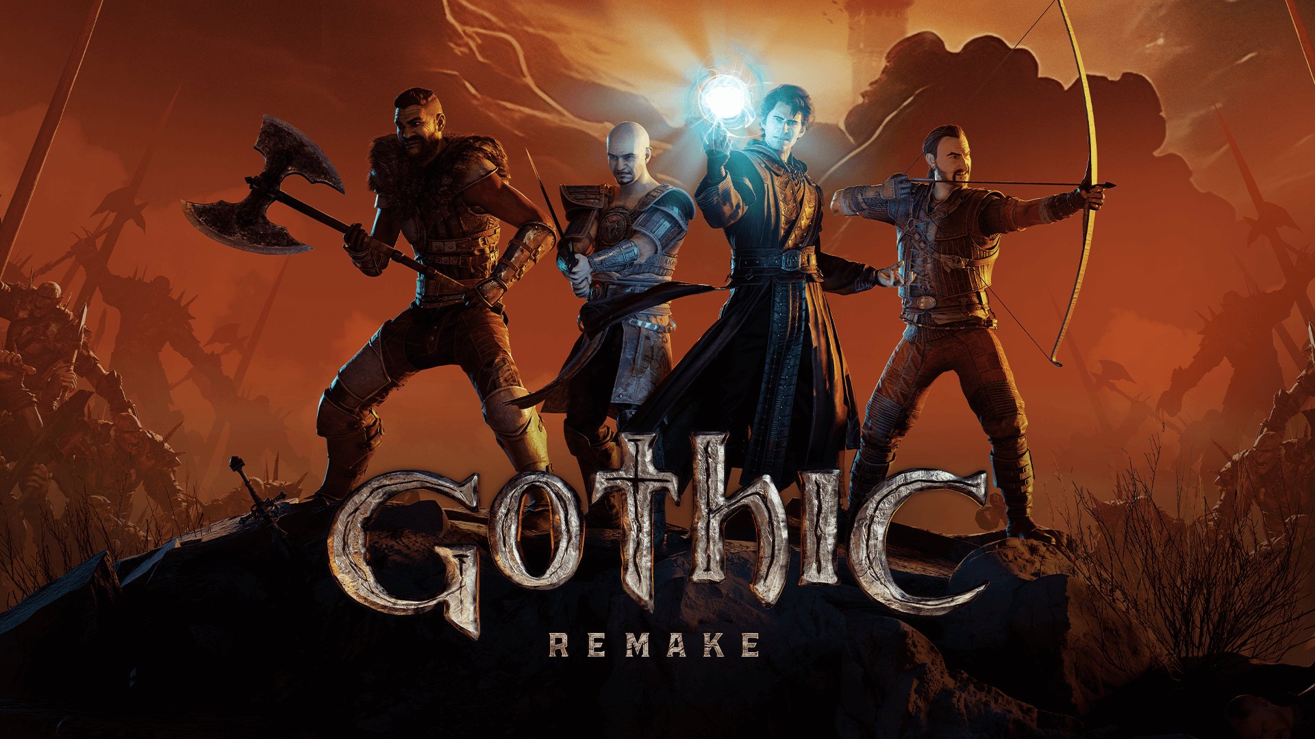 Un'immagine tratta dal Making Of di Gothic 1 Remake che mostra l'ambientazione della Valle delle Miniere