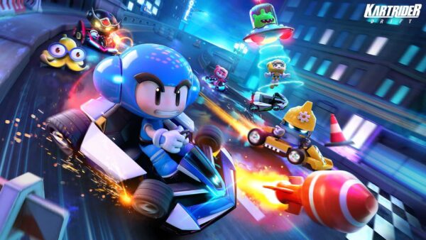 Immagine promozionale della Stagione 37 "Dessert" di KartRider Rush+ con nuovi personaggi e kart.
