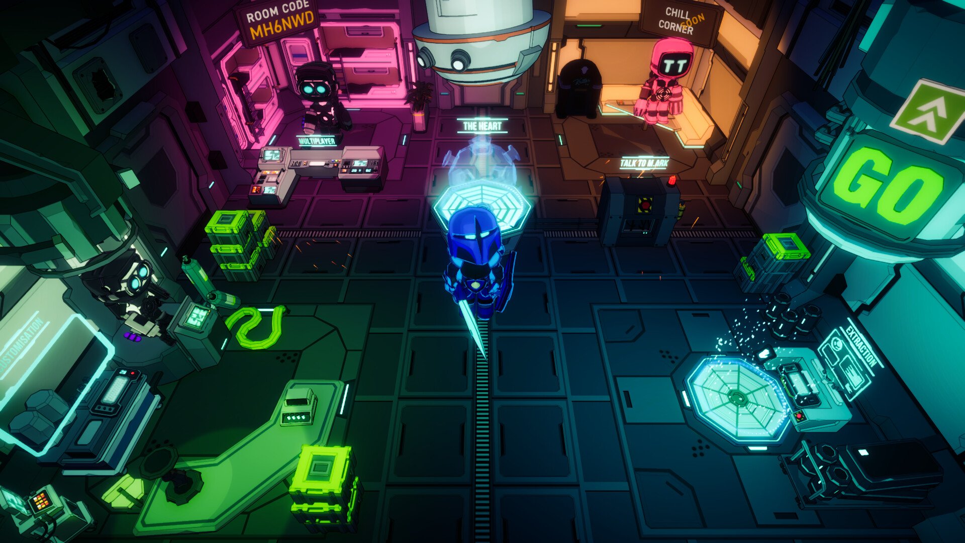 Screenshot di gioco di Kritter Defend Together con la nuova classe Ninja