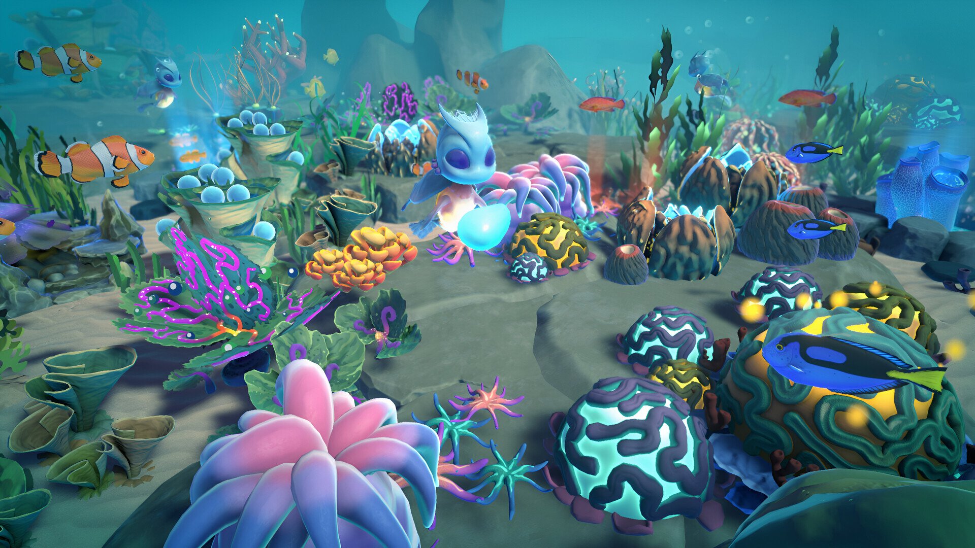 Un dettaglio del reef corallino nel city builder Life Below