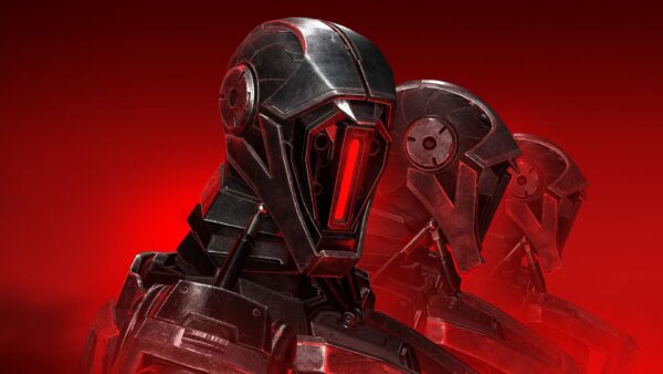 Screenshot di gameplay di Protocol Terminate che mostra soldati in azione contro robot