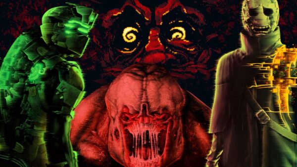 Un collage dei due giochi horror The 18th Attic e Obey The Voice inclusi nel bundle