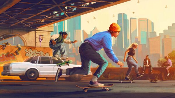 Immagine di copertina di Skate Style, mostra uno skater in azione con grafica next-gen.