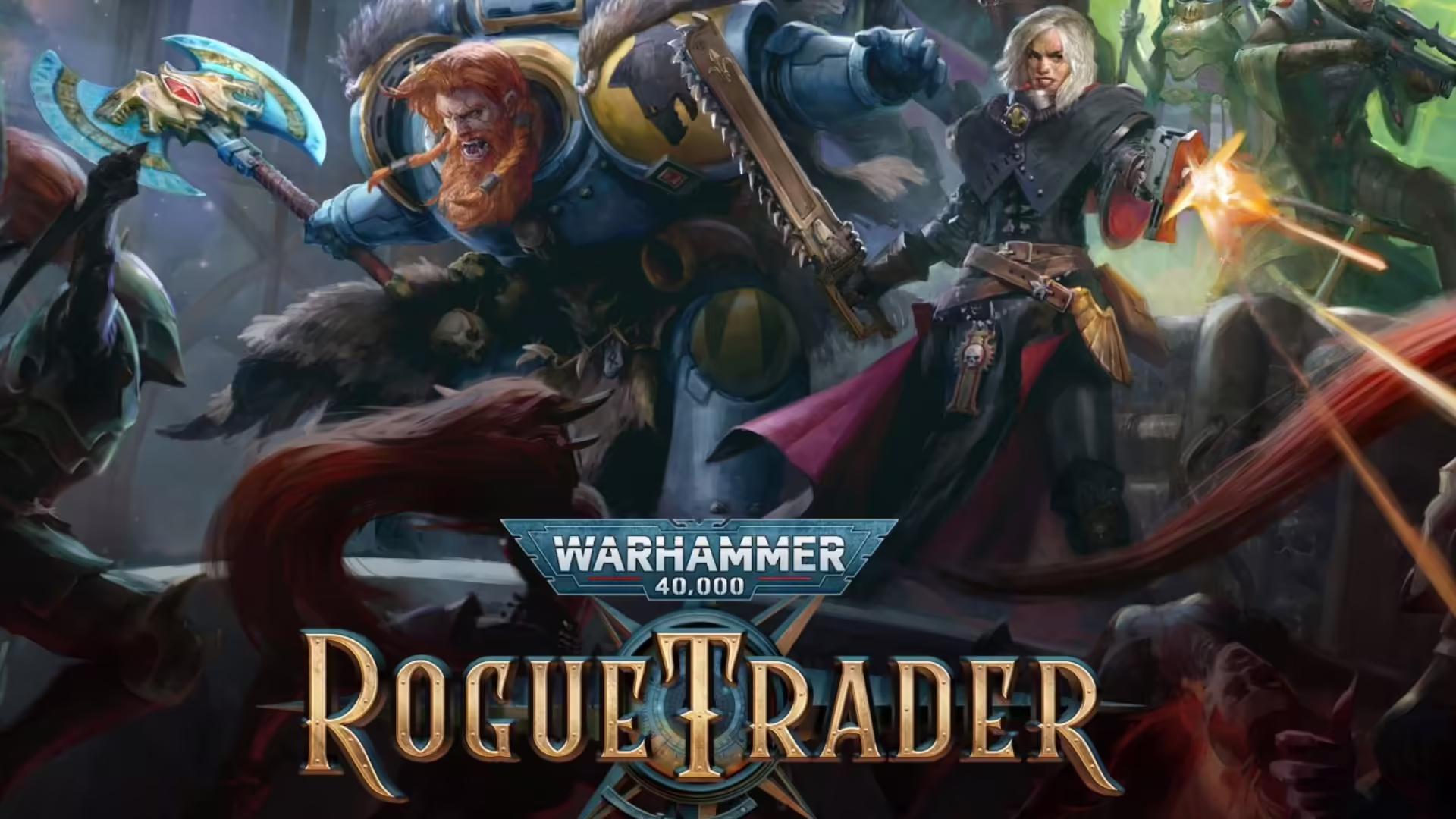 Illustrazione del Necron Overlord Trazyn l'Infinito nel nuovo contenuto per Rogue Trader