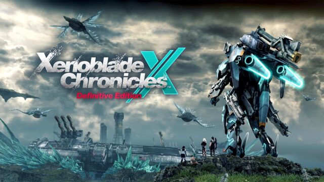 Screenshot di gameplay di Xenoblade Chronicles X: Definitive Edition su Nintendo Switch 2 con uno Skell