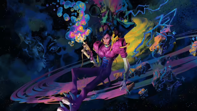 Ambrosia Sky Act Two: Dalia esplora un nuovo scenario alieno, immagine di gioco.