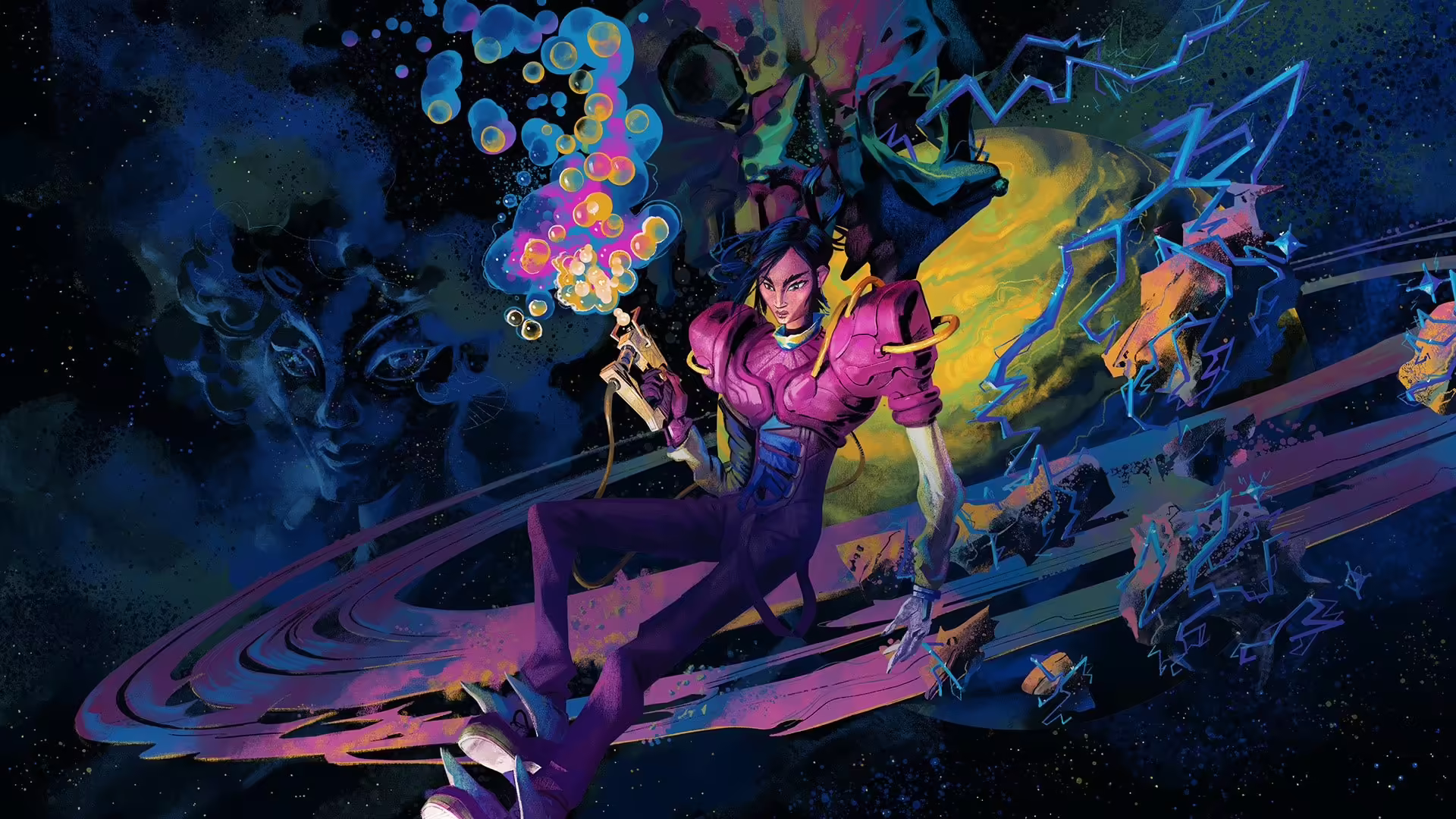 Ambrosia Sky Act Two: Dalia esplora un nuovo scenario alieno, immagine di gioco.