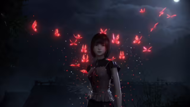 Mio Amakura indossa il costume di Silent Hill f in Fatal Frame II Remake