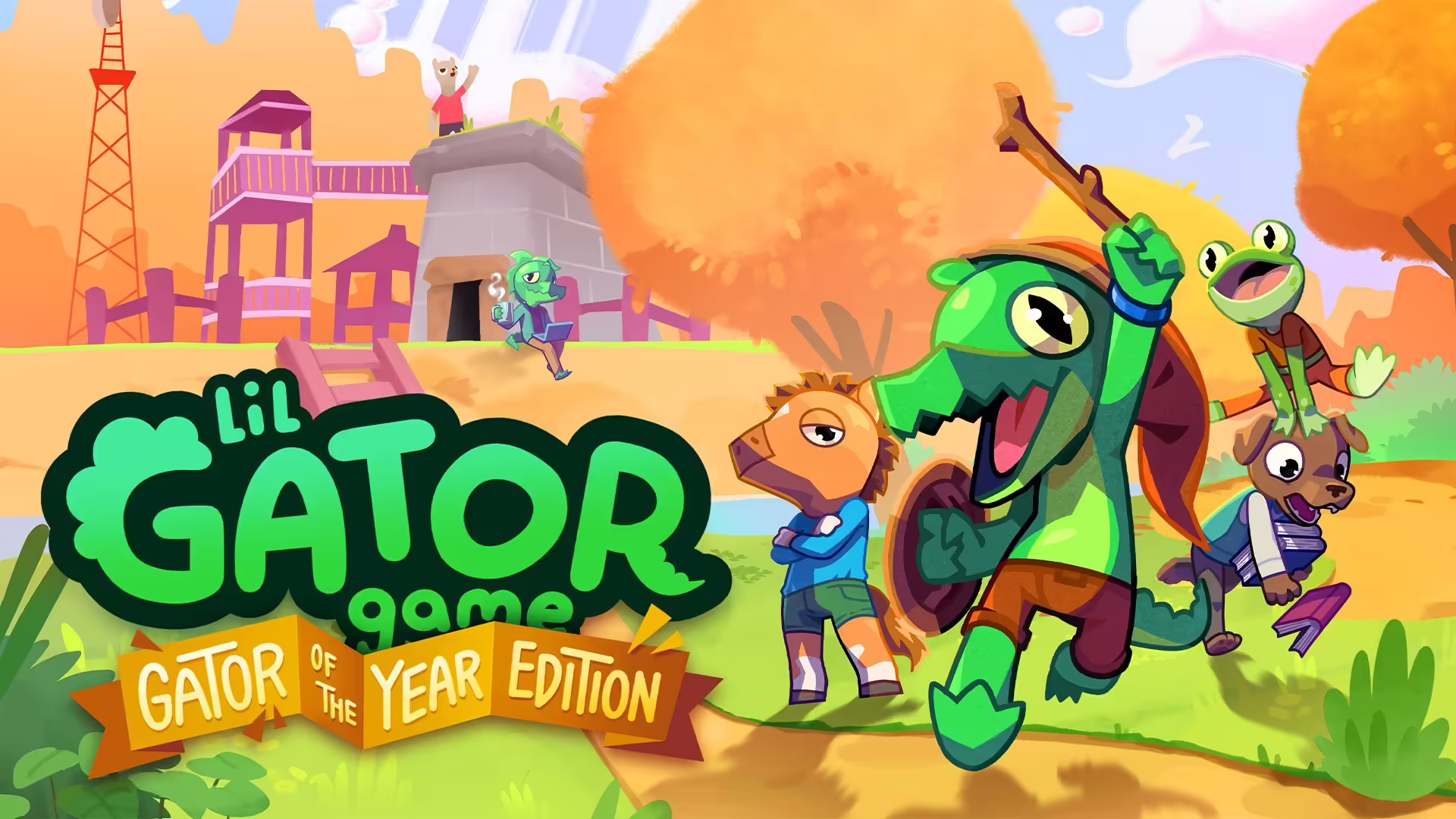 Copertina di Lil Gator Game: Gator of the Year Edition per PS5 e Switch