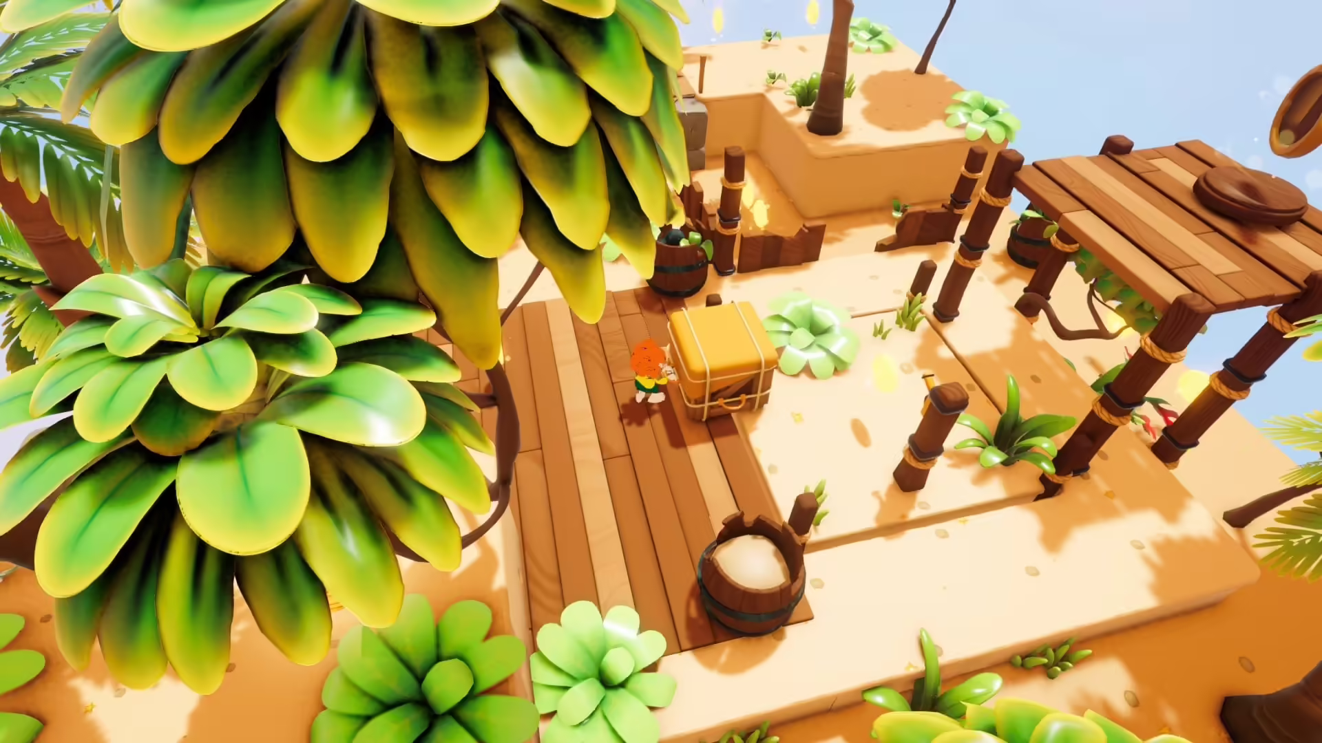 Pumuckl e il Capitano Krimskrams in una scena di gioco di Pumuckl and the Crown of the Pirate King
