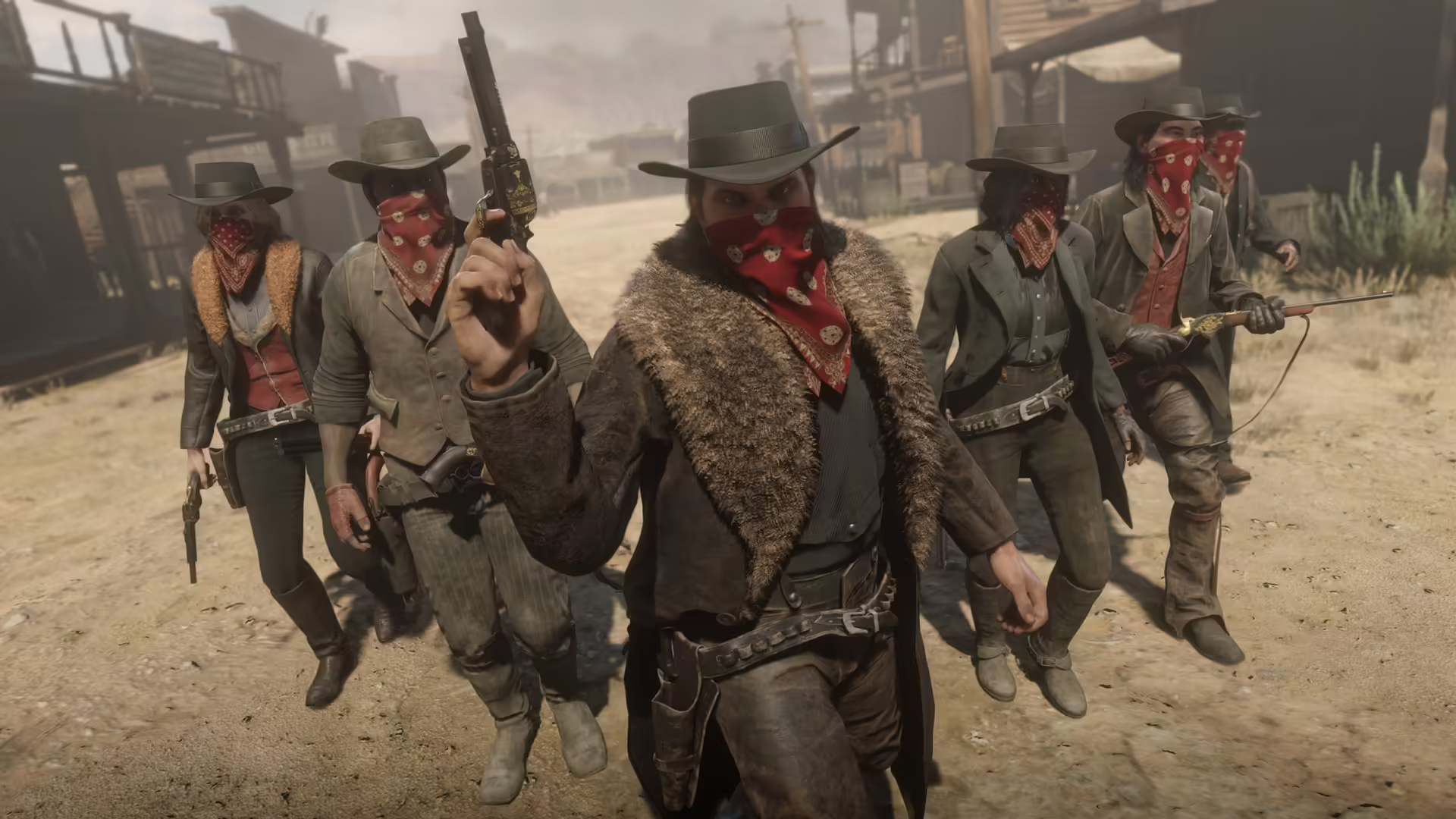 Un personaggio di Red Dead Online davanti a un alambicco da distillatore