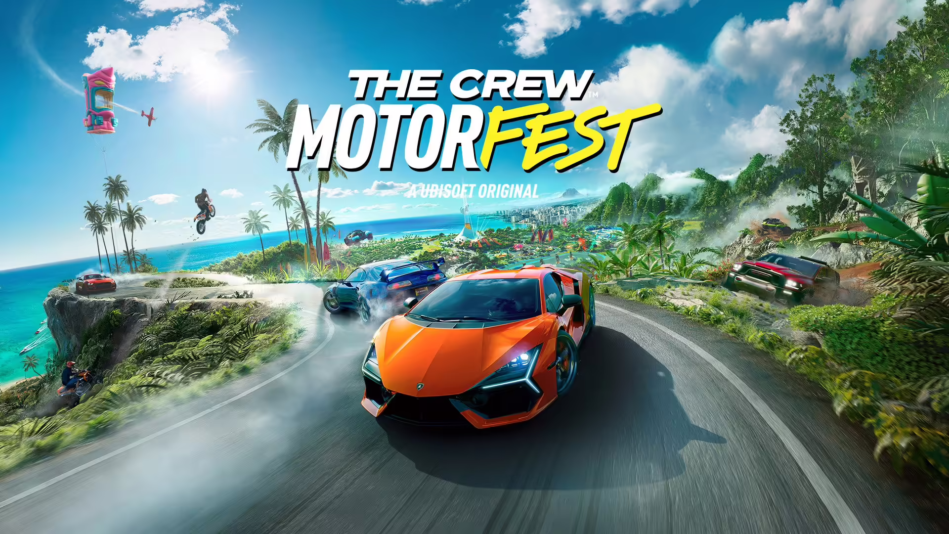 Un'auto NASCAR in corsa sui circuiti di The Crew Motorfest durante la Stagione 9