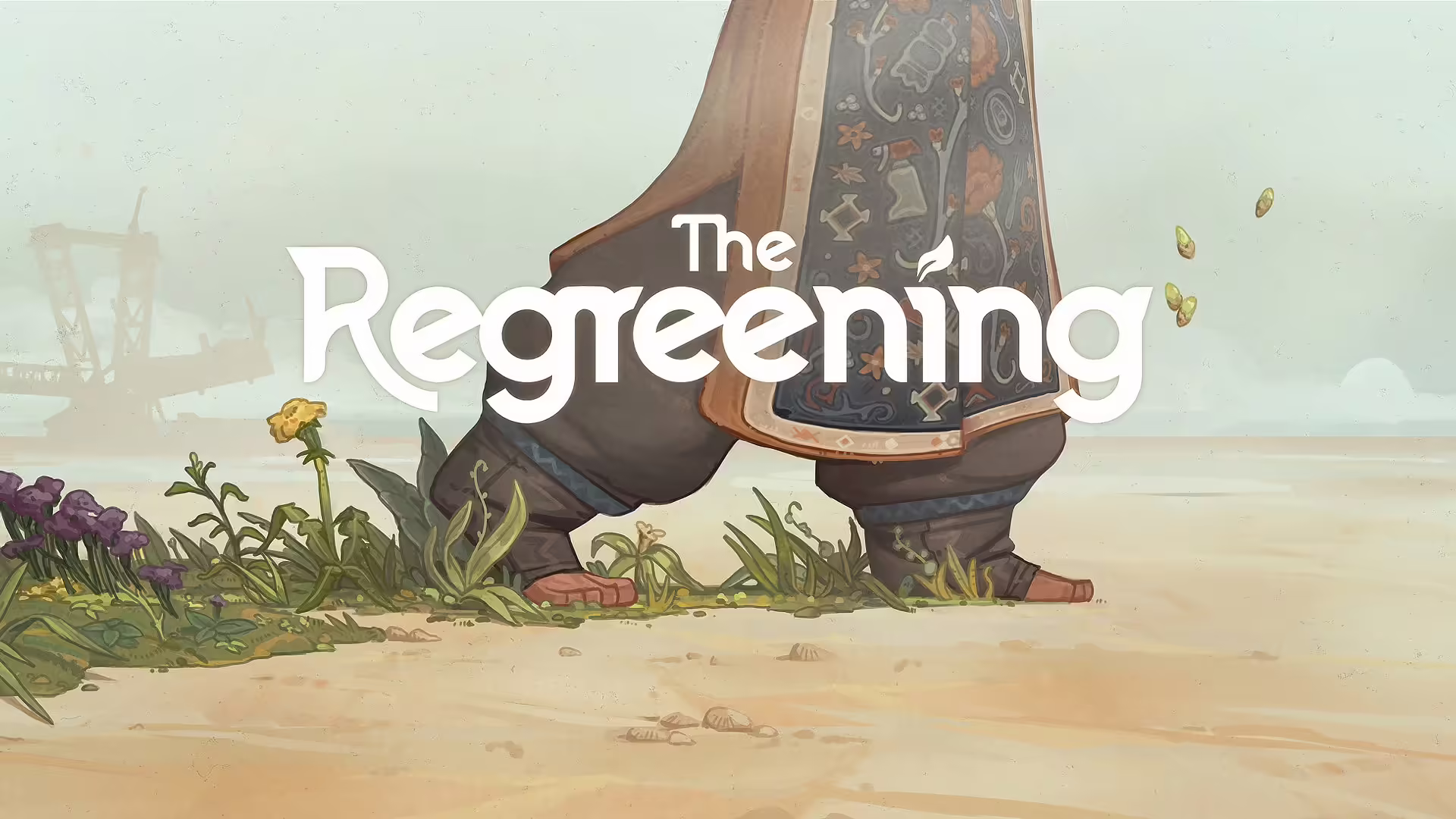 Immagine promozionale di The Regreening che mostra un ambiente naturale rigoglioso e personaggi fiabeschi.