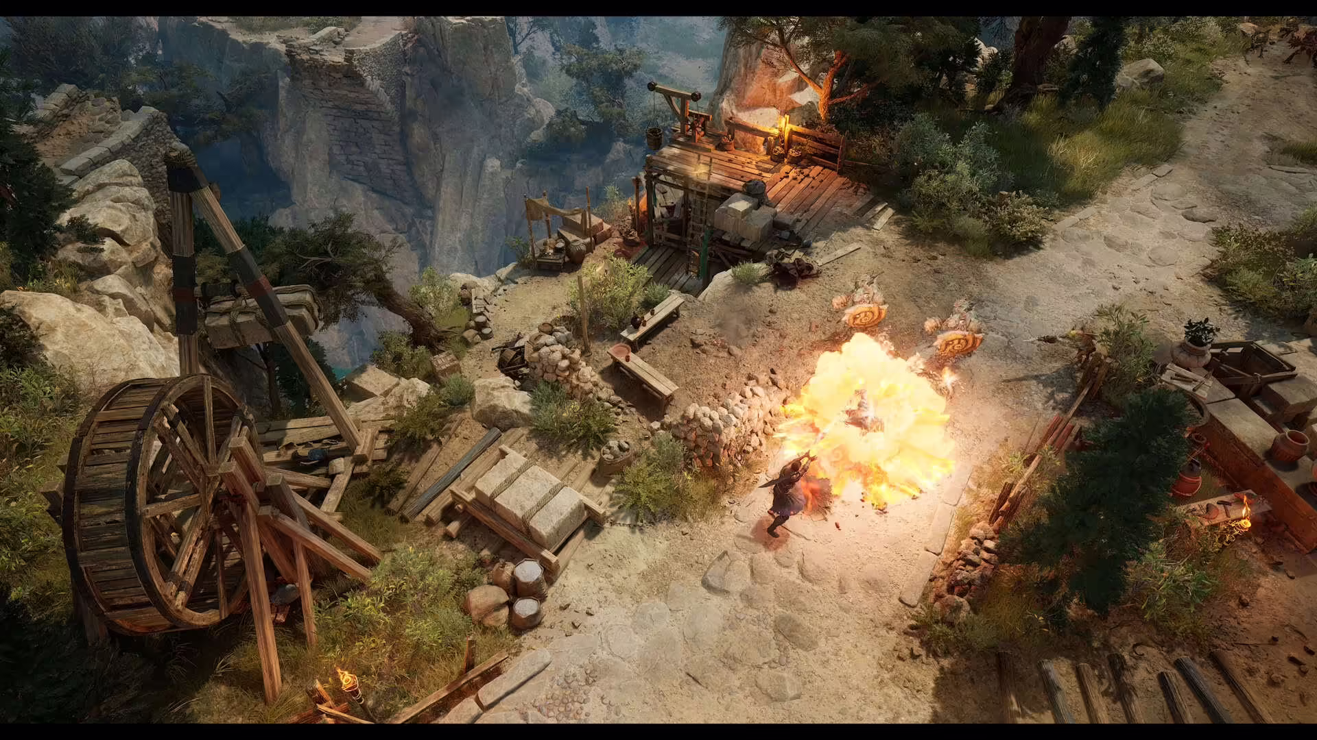 Grafico della roadmap 2026 di Titan Quest II con i prossimi aggiornamenti