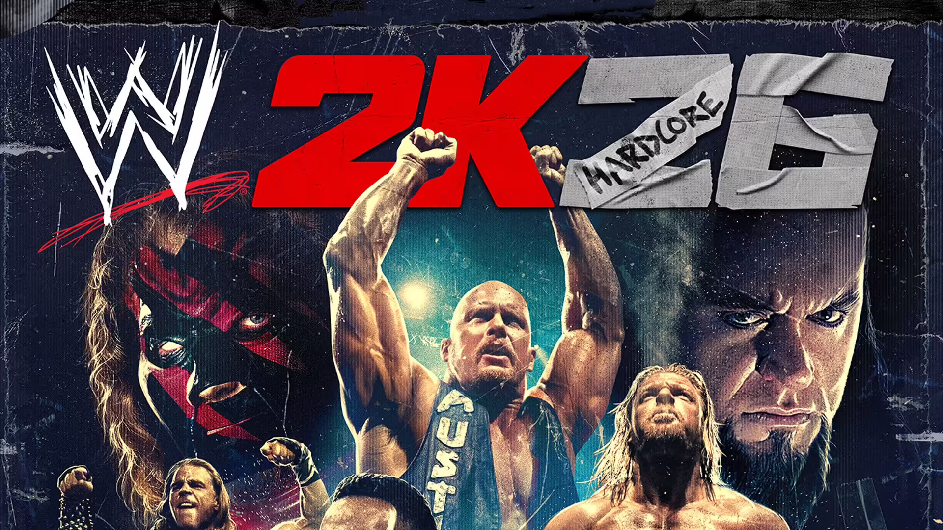 Una scena cinematografica di WWE 2K26 con Triple H che narra i contenuti della King of Kings Edition