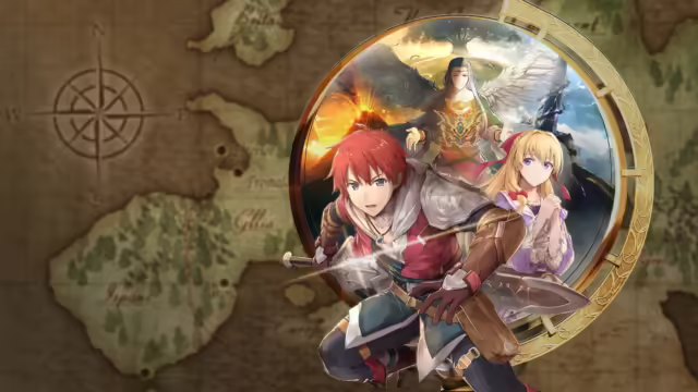 Adol Christin esplora una foresta lussureggiante in Ys Memoire: Revelations in Celceta su Nintendo Switch