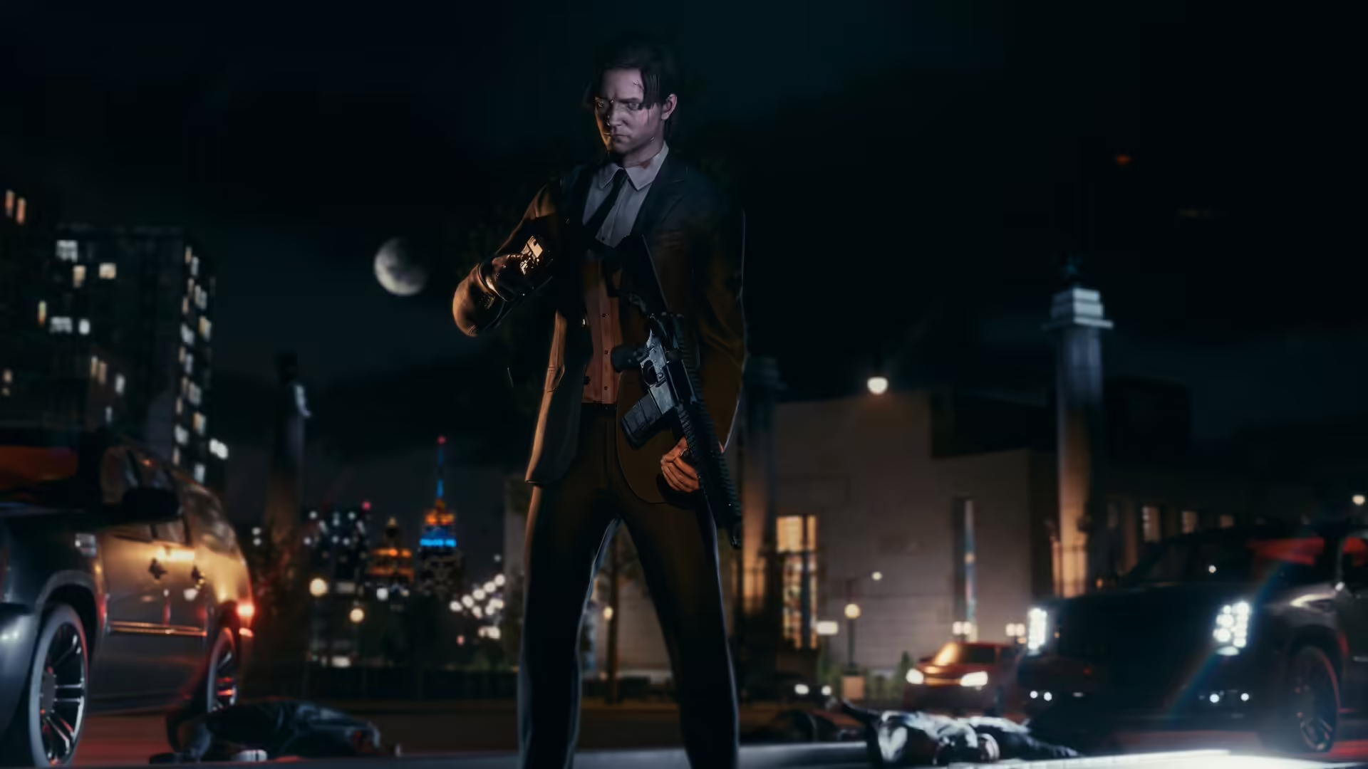 Il protagonista di Blackwood nel suo negozio di DVD a New York