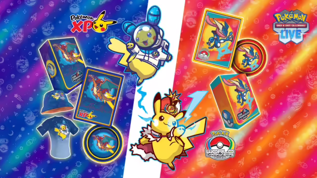Logo Campionati Mondiali Pokémon 2026 e giocatori in competizione