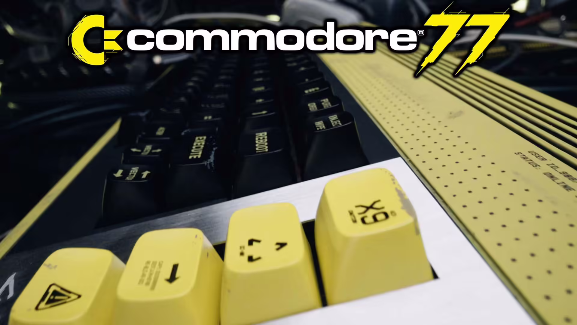 Il nuovo Commodore 77 in edizione limitata Cyberpunk 2077 con case trasparente e luci LED