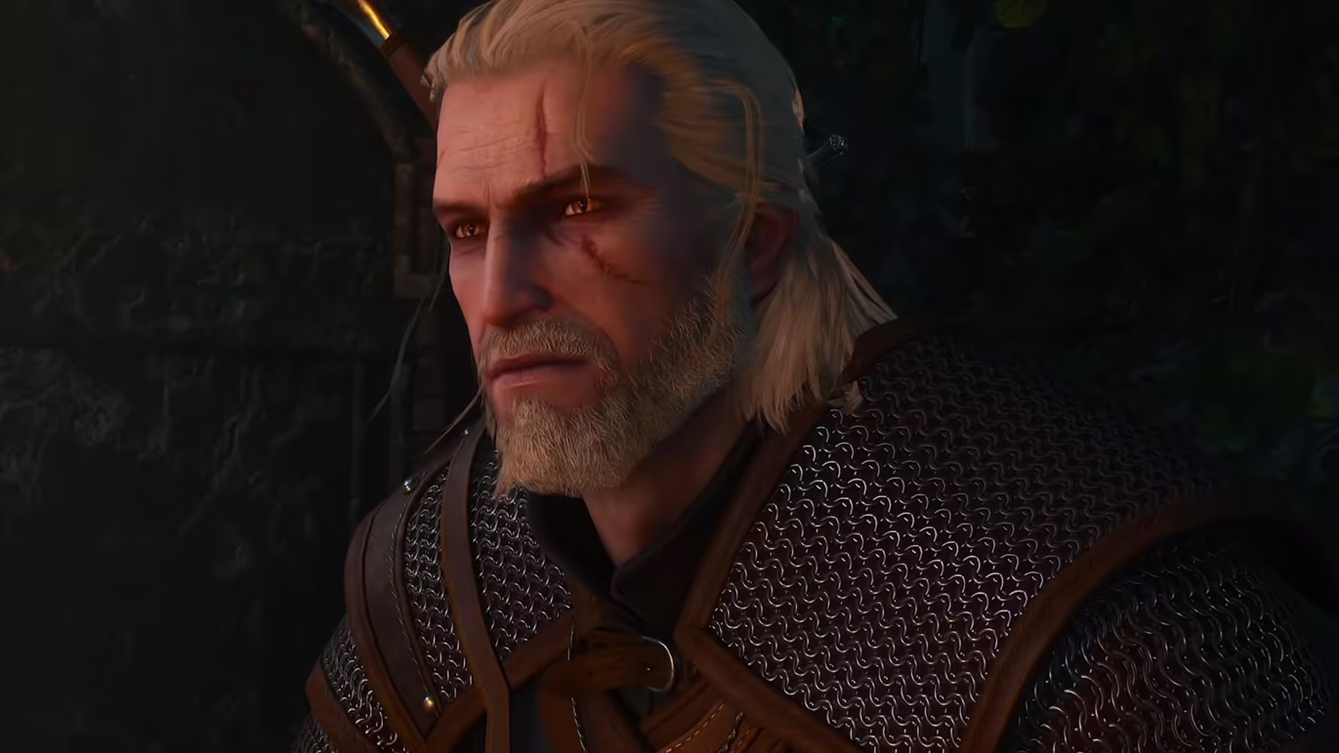 Geralt di Rivia nella nuova espansione Songs of the Past di The Witcher 3 Remastered su Nintendo Switch 2