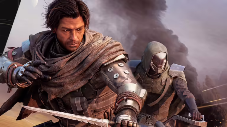 Un'immagine di Dune: Awakening che mostra un personaggio nel deserto di Arrakis