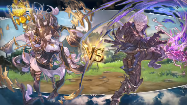 L'illustrazione ufficiale di Granblue Fantasy Versus: Rising Legendary Edition con Id e i personaggi principali
