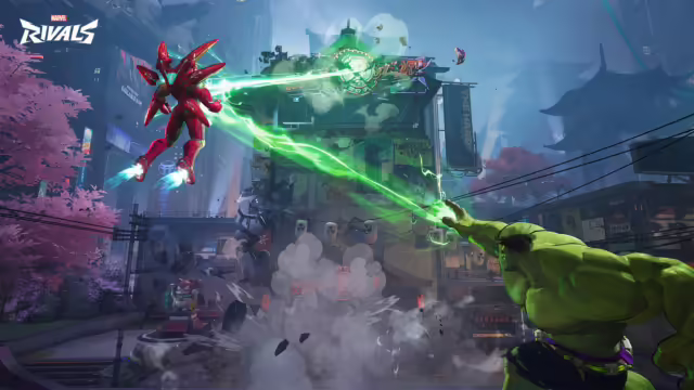 Locandina dell'evento Marvel Rivals Galactic con eroi Marvel e strumenti musicali