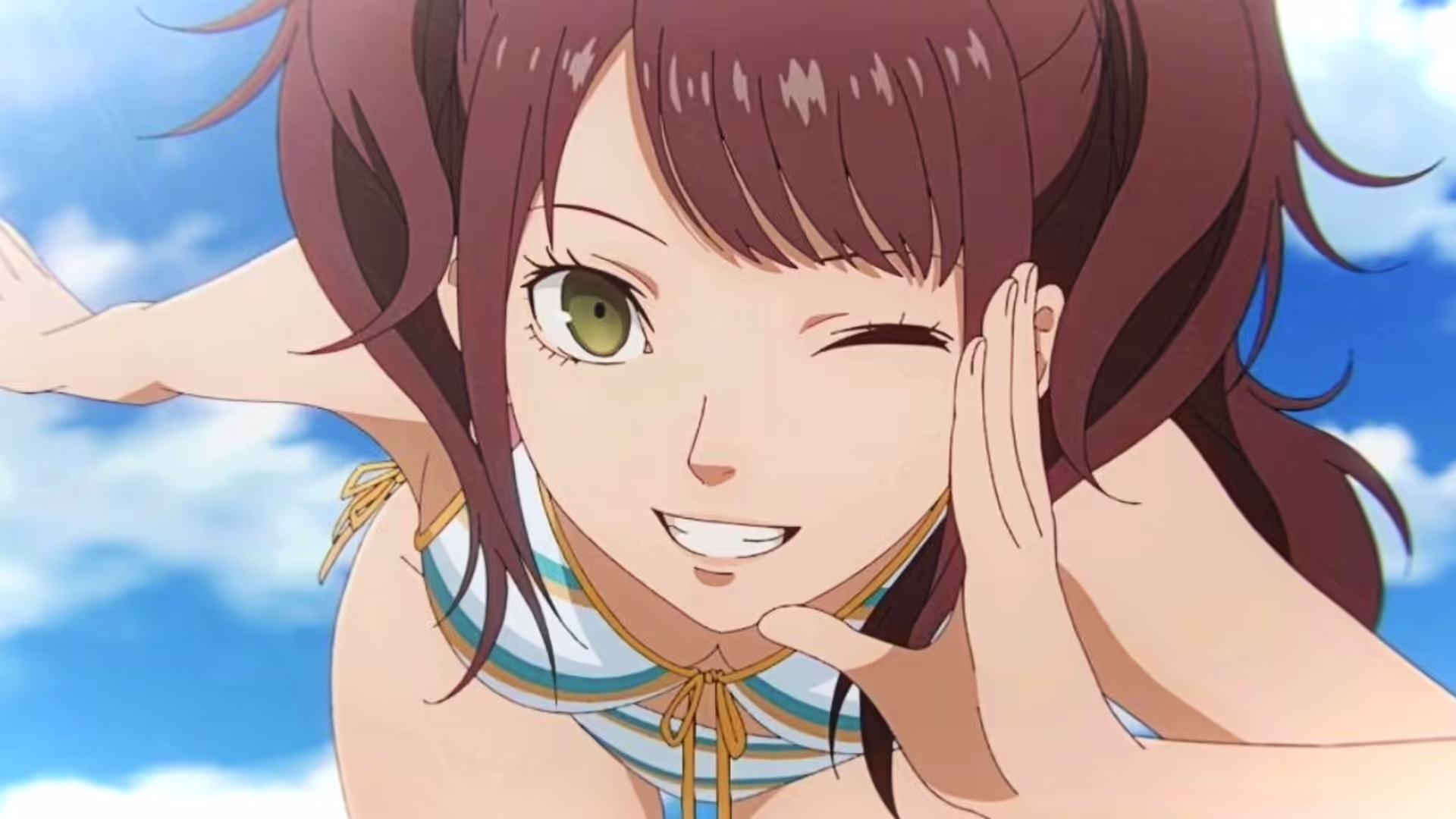 Artwork promozionale di Persona 4 Revival focalizzato sul nuovo tema musicale