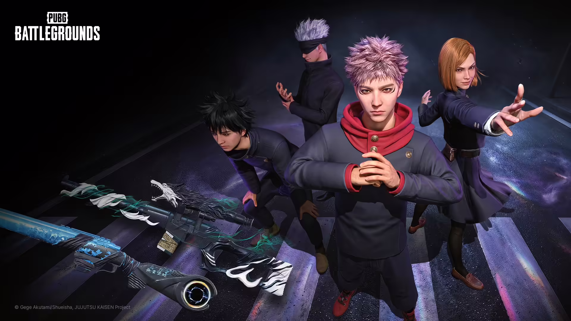 Personaggi di Jujutsu Kaisen nel mondo di PUBG BATTLEGROUNDS