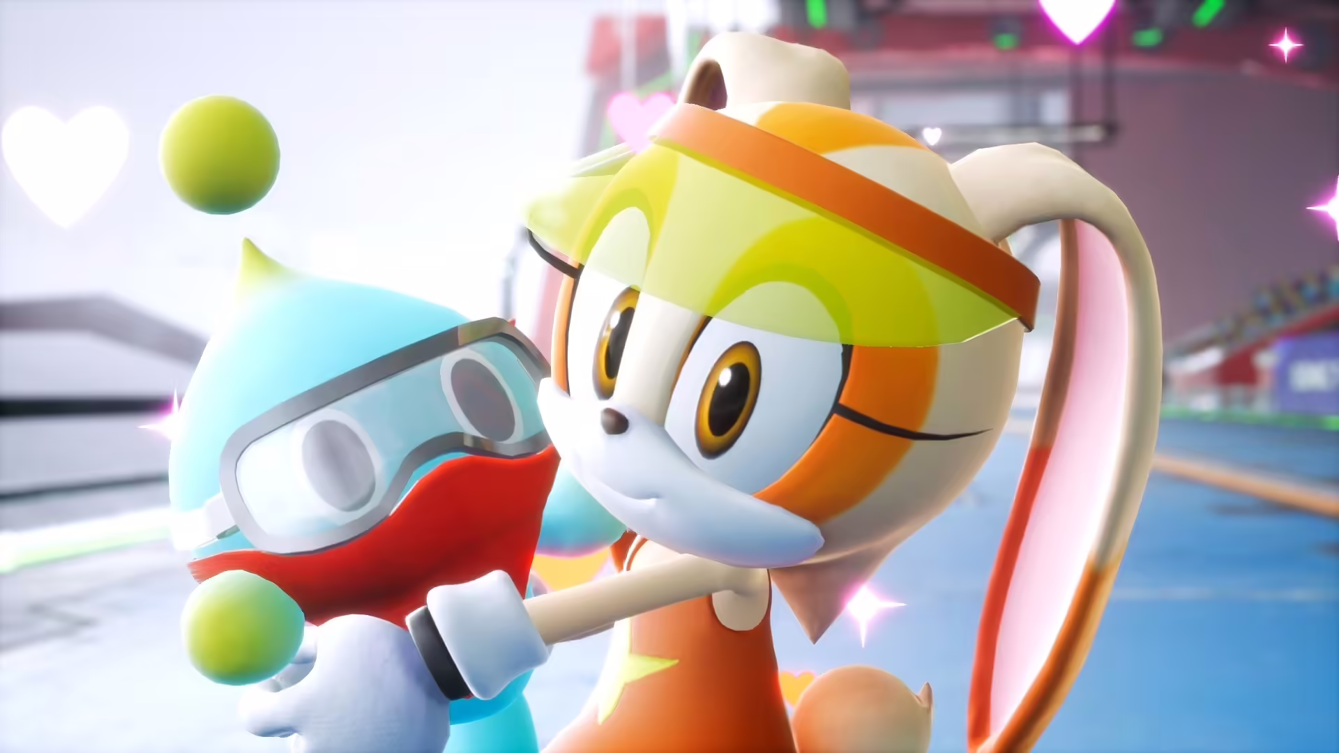 Amigo di Samba de Amigo corre su una pista di Sonic Racing: CrossWorlds