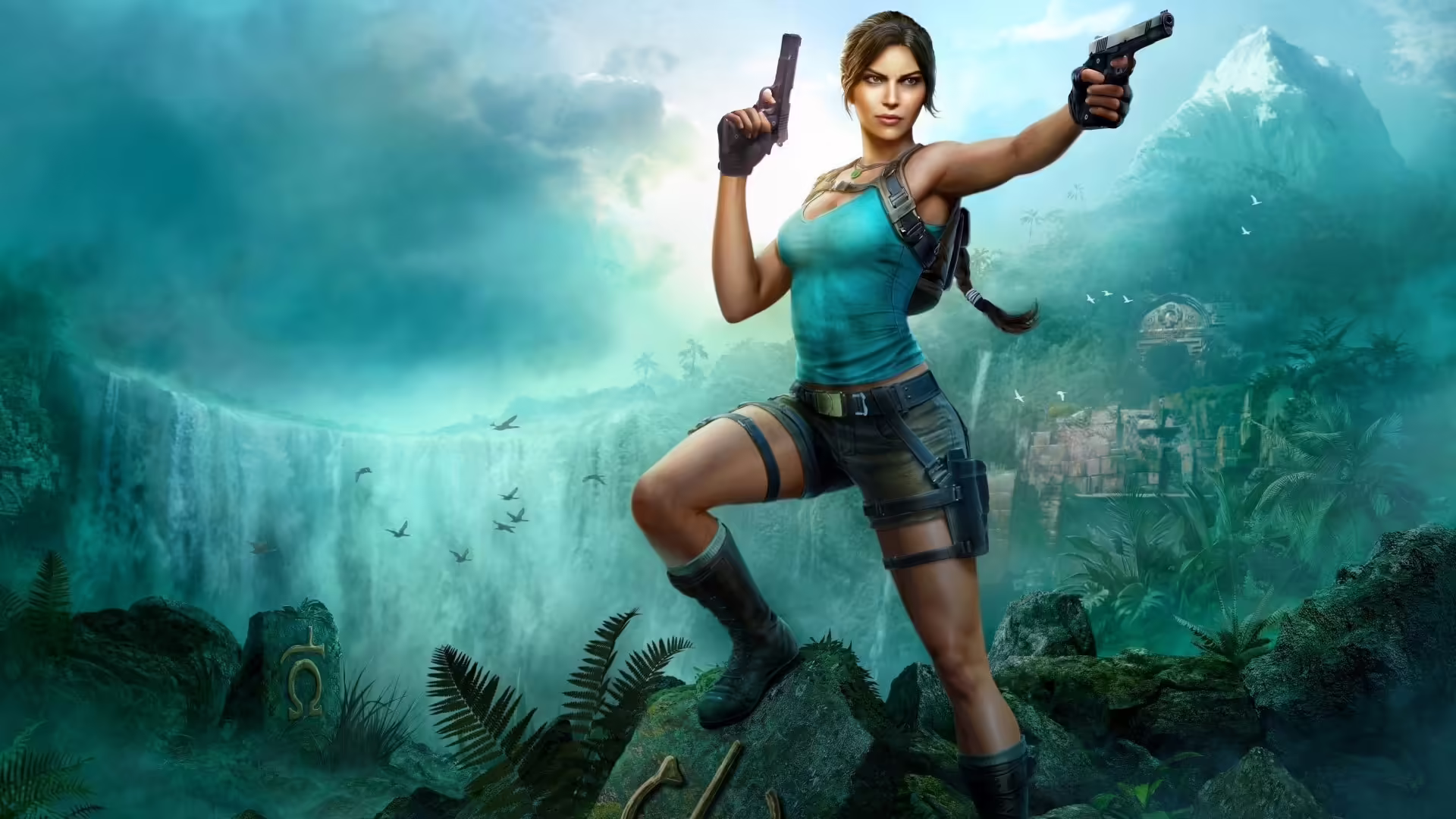 Lara Croft esplora antiche rovine nel remake Tomb Raider: Legacy of Atlantis