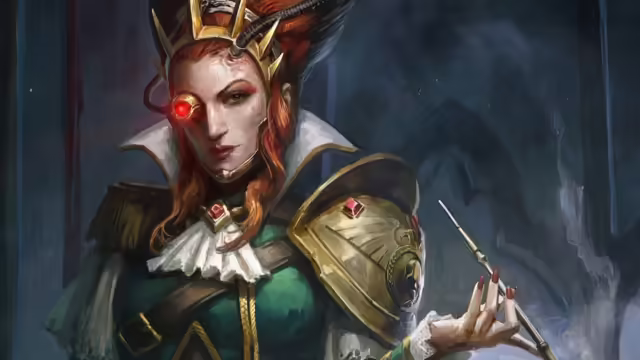 Ritratto di Aspyce Chorda, Lord Captain e Rogue Trader in Warhammer 40,000: Dark Heresy