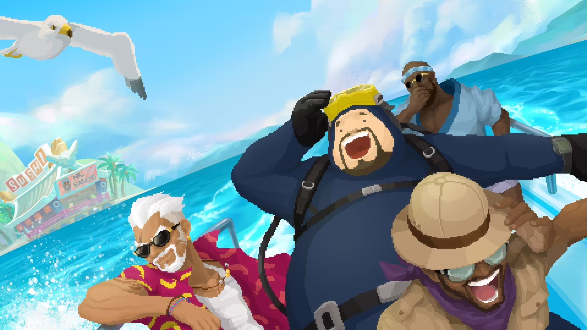 Copertine delle edizioni fisiche di Dave the Diver per PS5 e Nintendo Switch 2