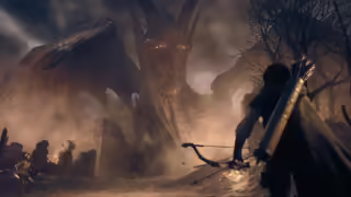 Gameplay di Dragon’s Dogma 2: Dark Arisen con il protagonista che esplora un ambiente innevato