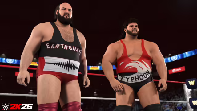 Lottatori di WWE 2K26 con costumi ispirati a Street Fighter